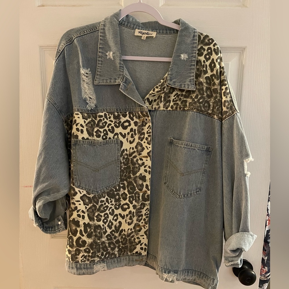 3X denim jacket